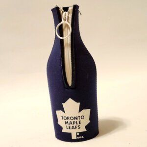 TORONTO Maple Leafs Beer Bottle Drink Koozie 1/4 Zip NHL Navy Koozie